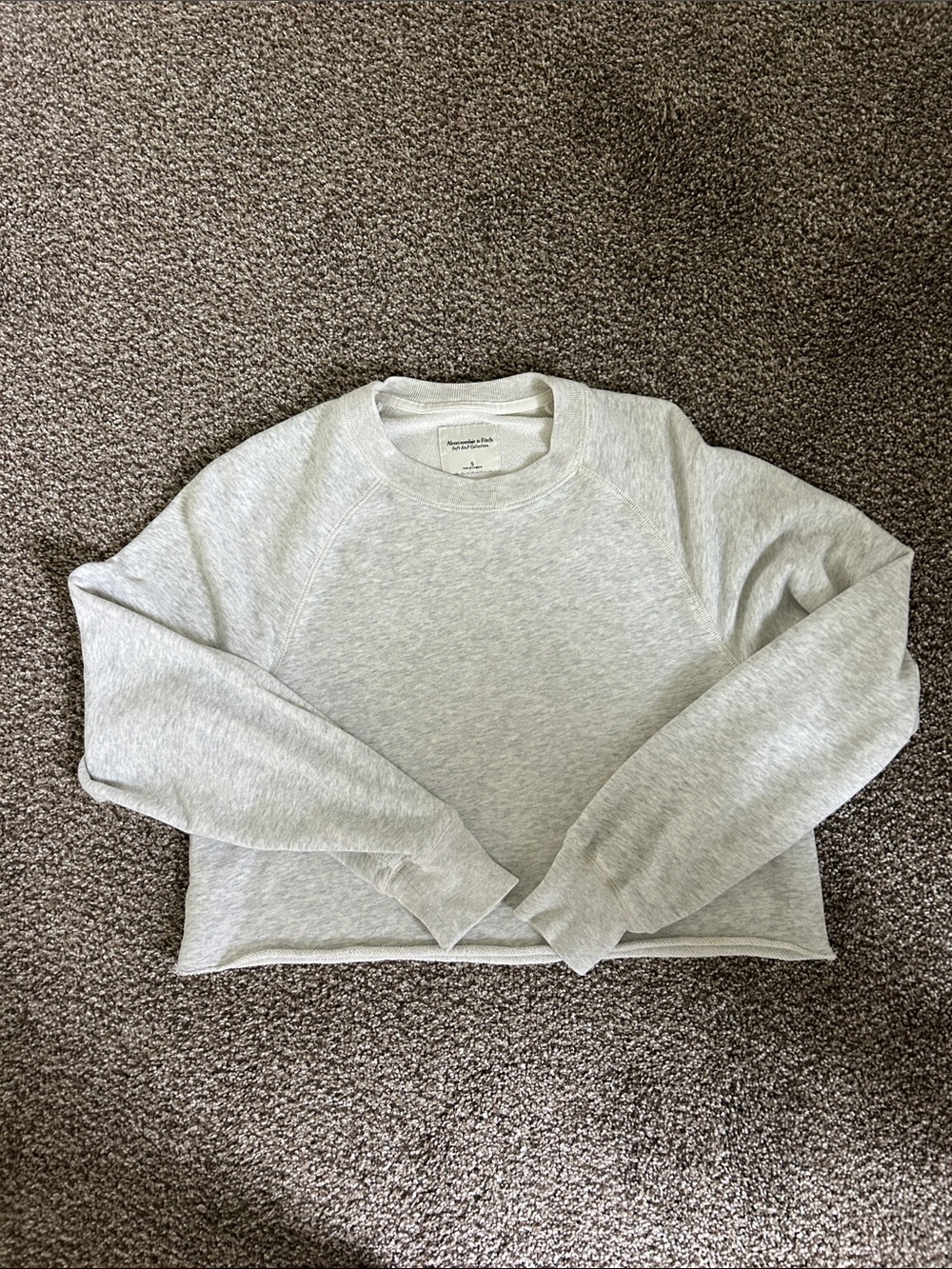 Abercrombie & Fitch Crop Crewneck Sweatshirt